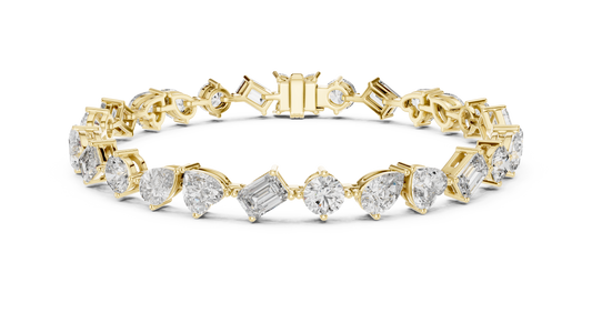 Mix Shape Lab Diamond Fancy Bracelet