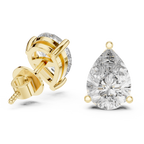 3.50 Carat Pear Cut Lab Diamond Stud Earrings