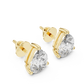3.50 Carat Pear Cut Lab Diamond Stud Earrings
