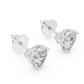 1.50 Carat Heart Cut Lab Diamond Stud Earrings
