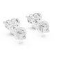 1.50 Carat Heart Cut Lab Diamond Stud Earrings