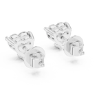 1.50 Carat Heart Cut Lab Diamond Stud Earrings
