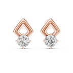 2.50 Carat Round Diamond Fancy Drop Earrings