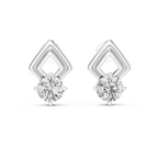 2.50 Carat Round Diamond Fancy Drop Earrings