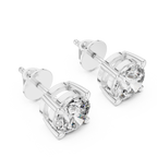 2.50 Carat Round Lab Diamond Stud Earrings