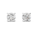 2.50 Carat Round Lab Diamond Stud Earrings