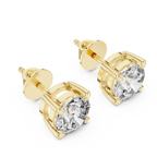 2.50 Carat Round Lab Diamond Stud Earrings