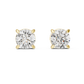 2.50 Carat Round Lab Diamond Stud Earrings