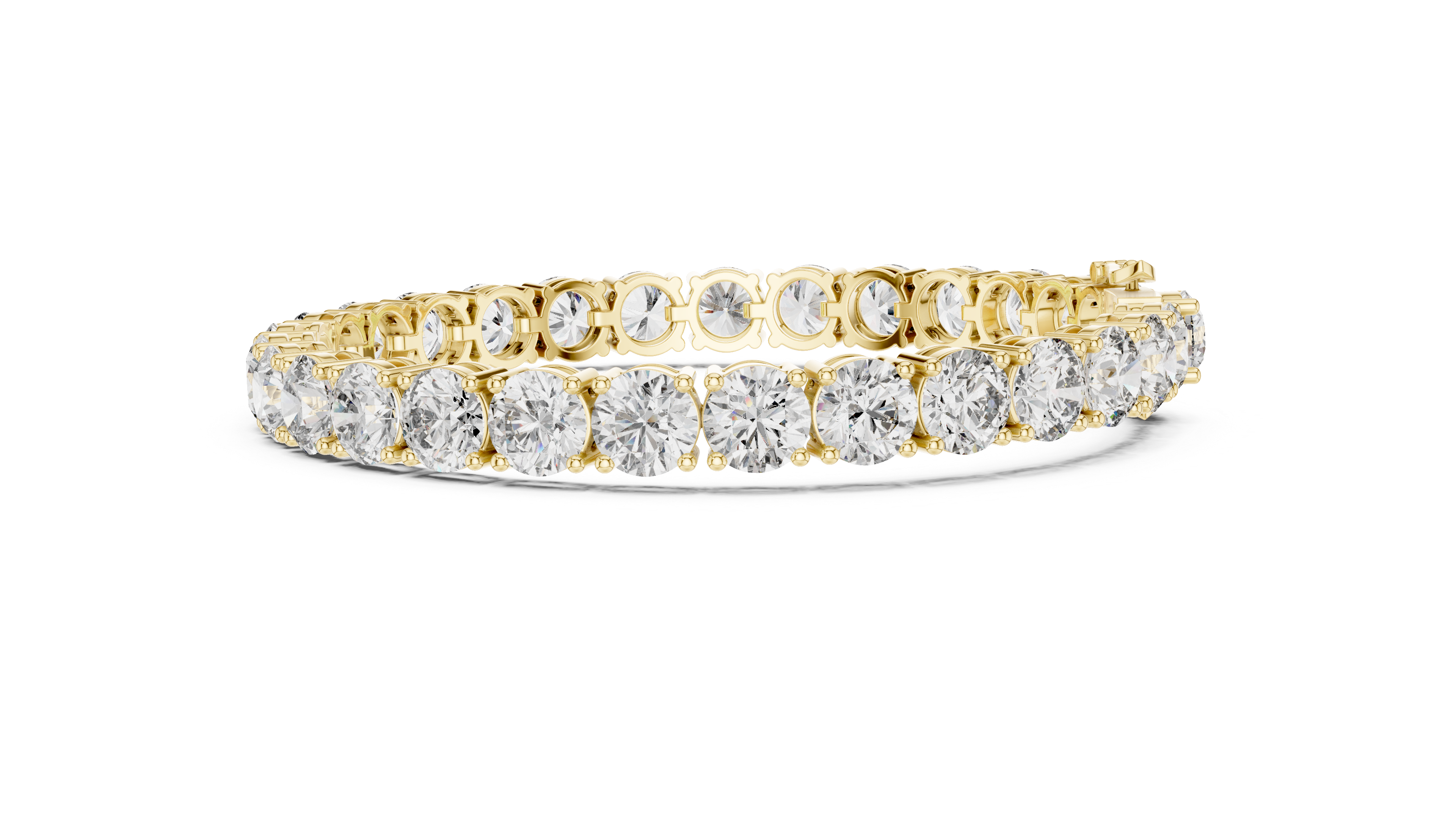 Lab Diamond Round Cut Tennis Bracelet