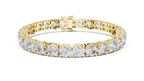 Lab Diamond Round Cut Tennis Bracelet