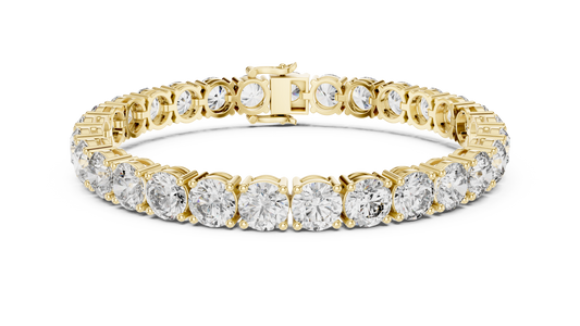 Lab Diamond Round Cut Tennis Bracelet