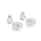0.50 Carat Pear Cut Lab Diamond Stud Earrings
