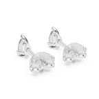 0.50 Carat Pear Cut Lab Diamond Stud Earrings