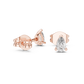 0.50 Carat Pear Cut Lab Diamond Stud Earrings