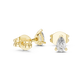 0.50 Carat Pear Cut Lab Diamond Stud Earrings