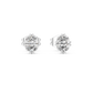 Oval Cut Lab DIamond Gold Stud Earrings