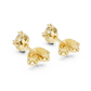 Oval Cut Lab DIamond Gold Stud Earrings