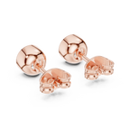 1 Carat Bezel Set Round Diamond Stud Earrings