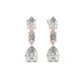 Multi Shape Lab Diamond Drop Dangler Earrings