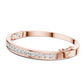 Channel Set Round Lab Diamond Bracelet