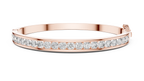 Channel Set Round Lab Diamond Bracelet