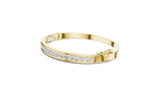 Channel Set Round Lab Diamond Bracelet