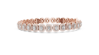 Halo Radiant Cut Lab Diamond Bracelet