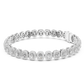Halo Radiant Cut Lab Diamond Bracelet