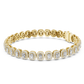 Halo Radiant Cut Lab Diamond Bracelet