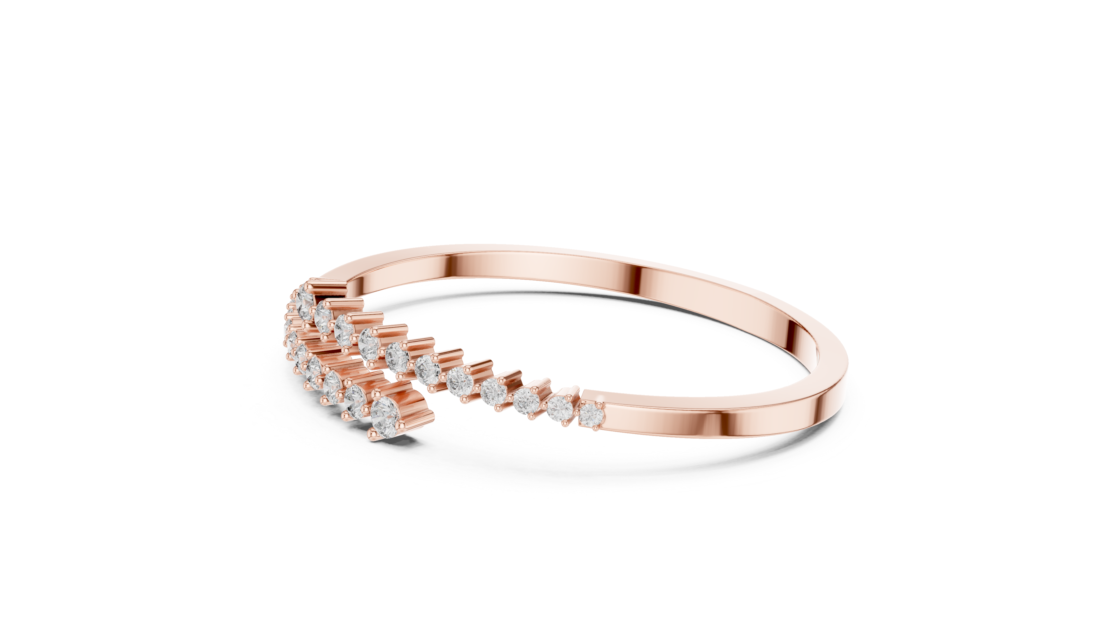 Luxury Round Cut Lab Diamond Bracelet