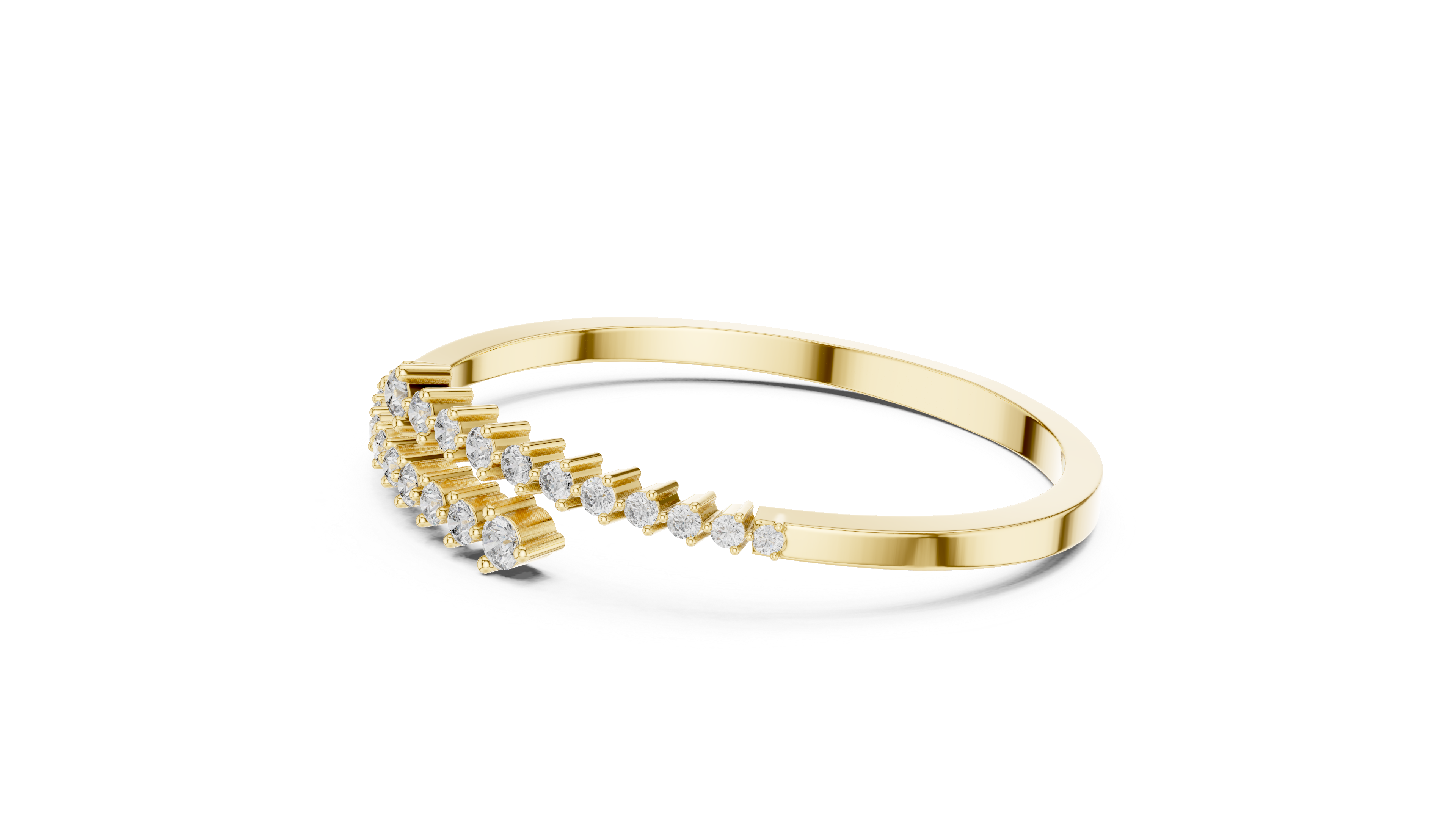 Luxury Round Cut Lab Diamond Bracelet
