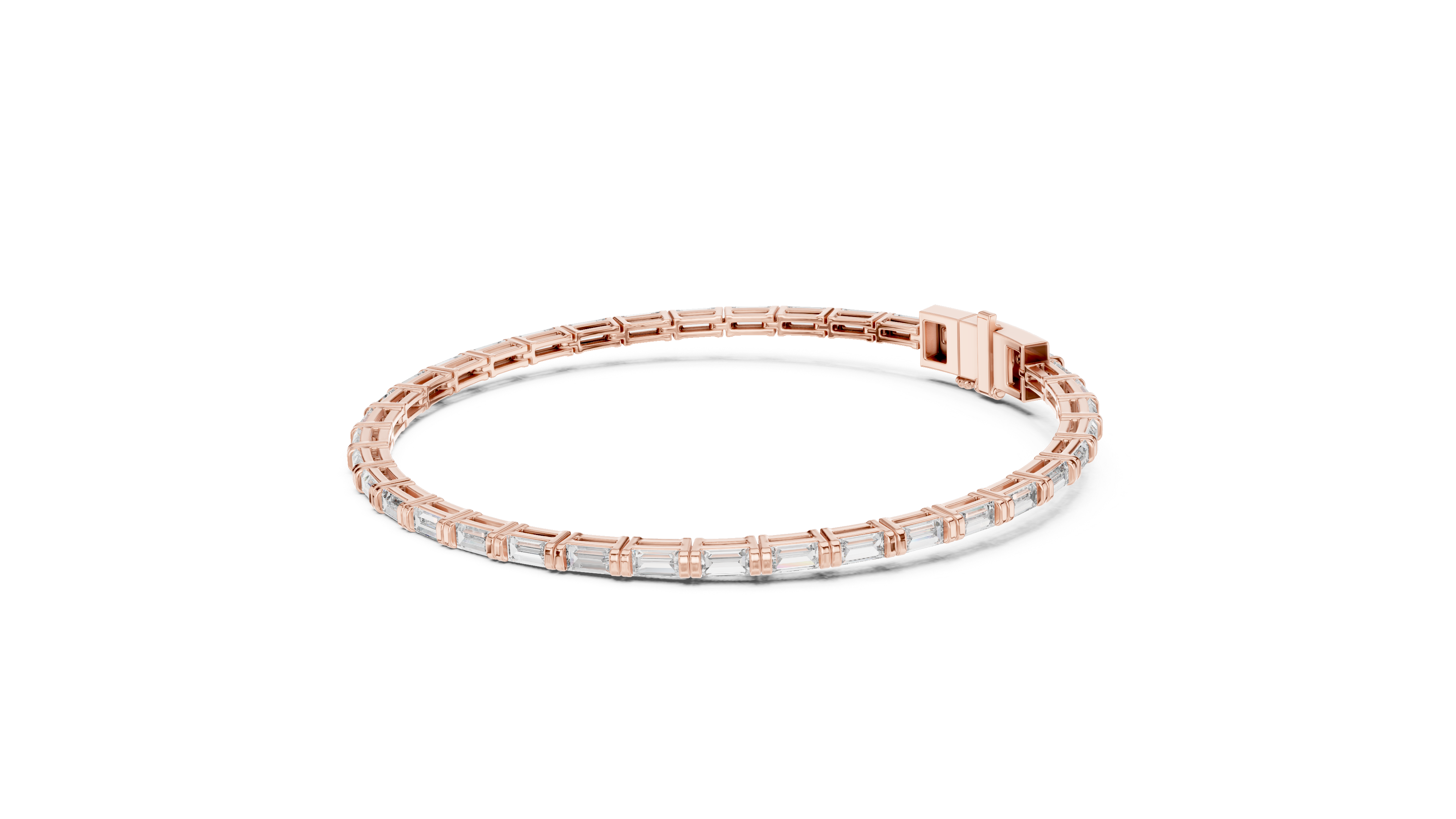 Baguette Cut Eternal Lab Diamond Bracelet
