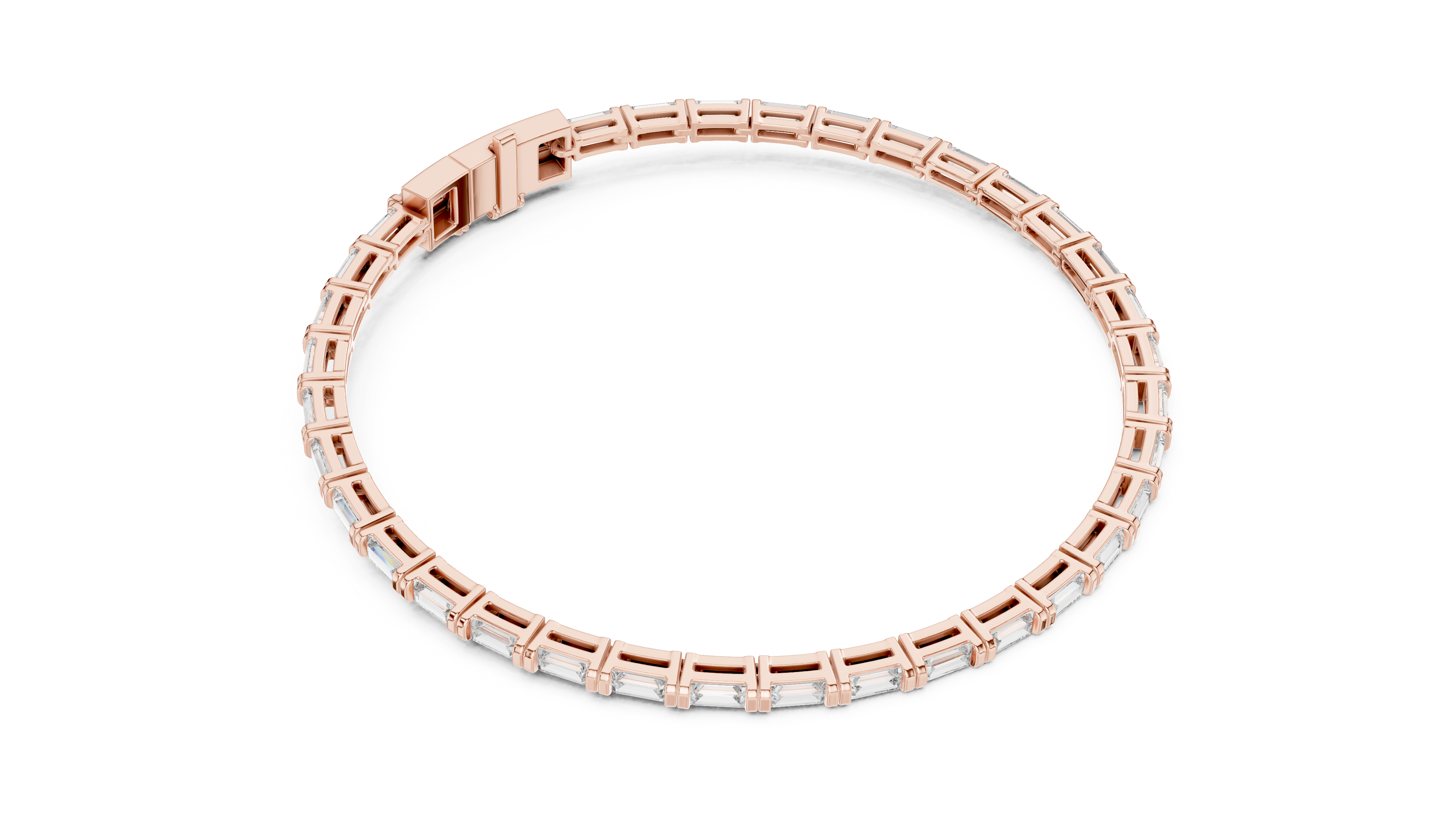 Baguette Cut Eternal Lab Diamond Bracelet