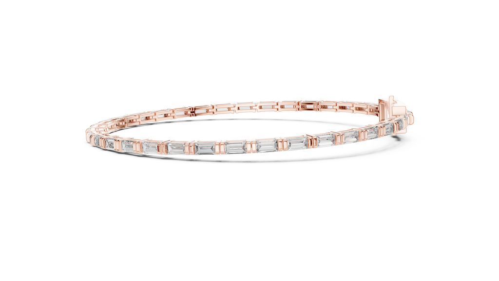 Baguette Cut Eternal Lab Diamond Bracelet