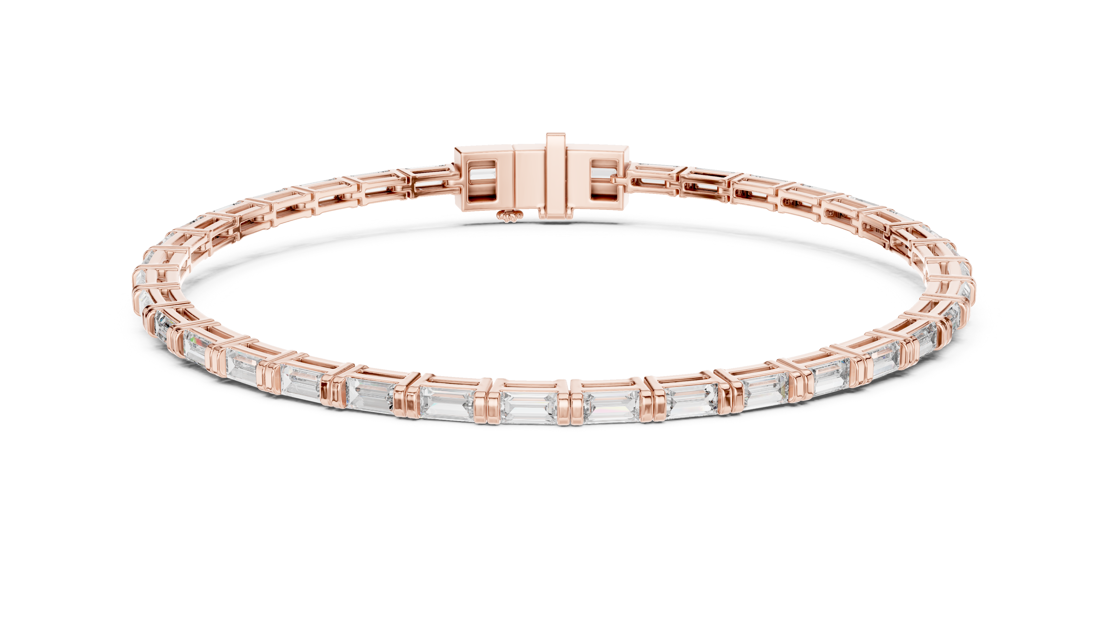 Baguette Cut Eternal Lab Diamond Bracelet