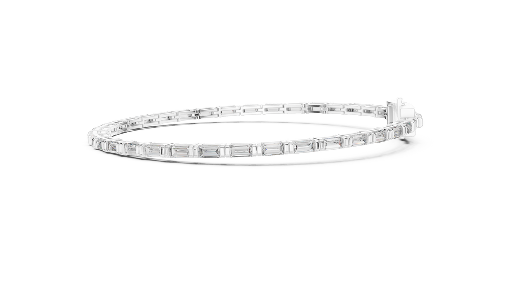 Baguette Cut Eternal Lab Diamond Bracelet