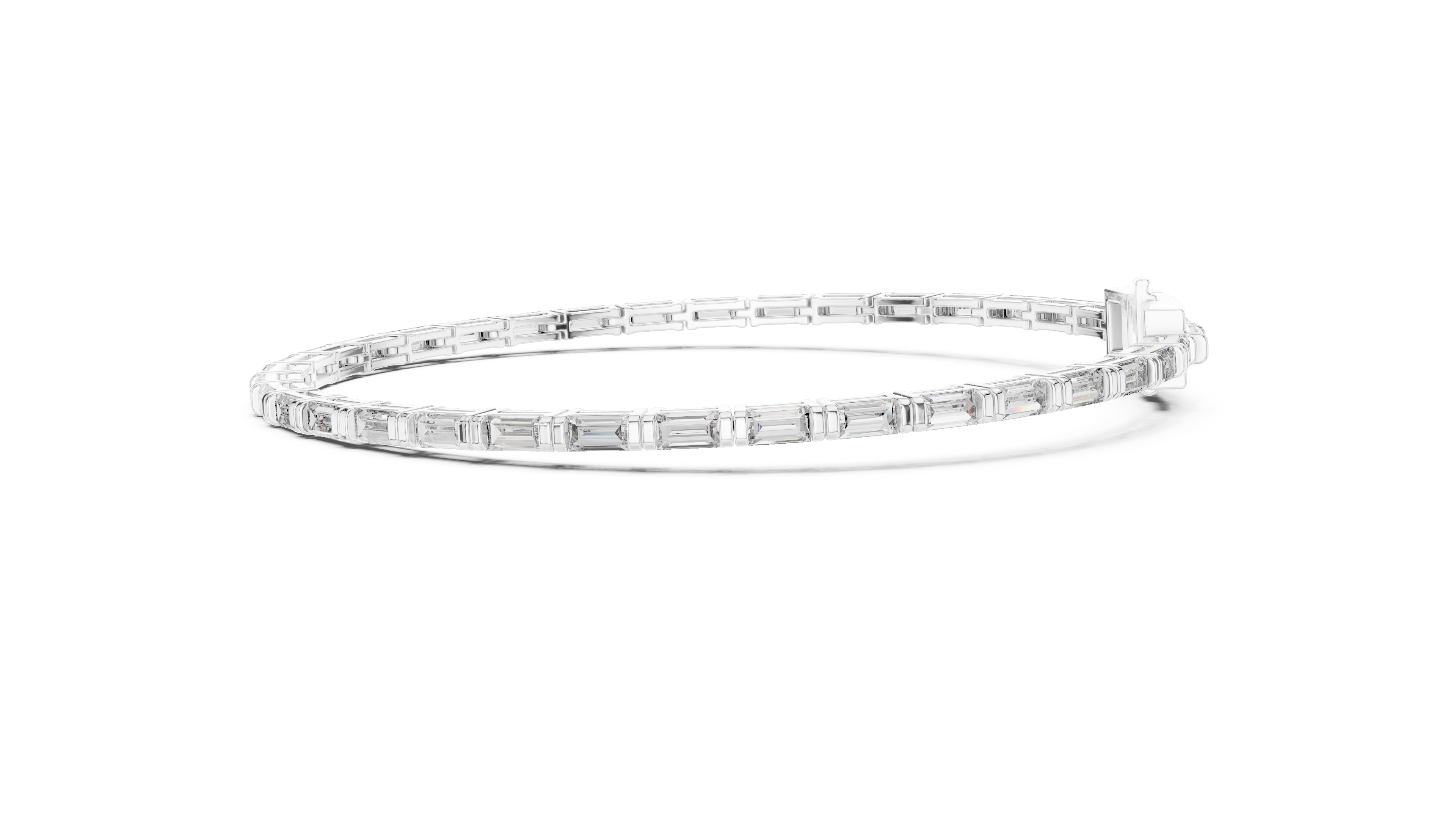 Baguette Cut Eternal Lab Diamond Bracelet