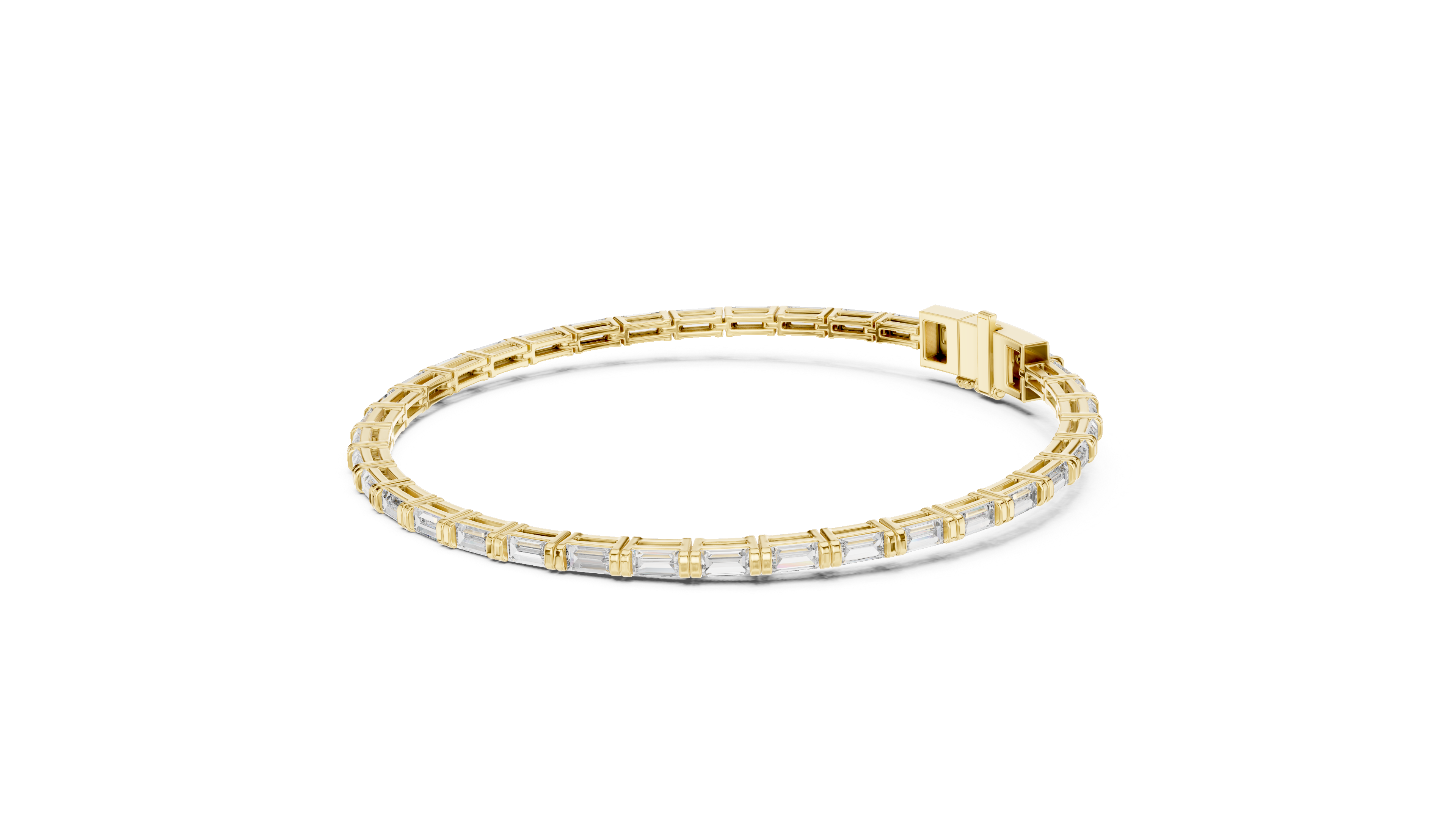 Baguette Cut Eternal Lab Diamond Bracelet