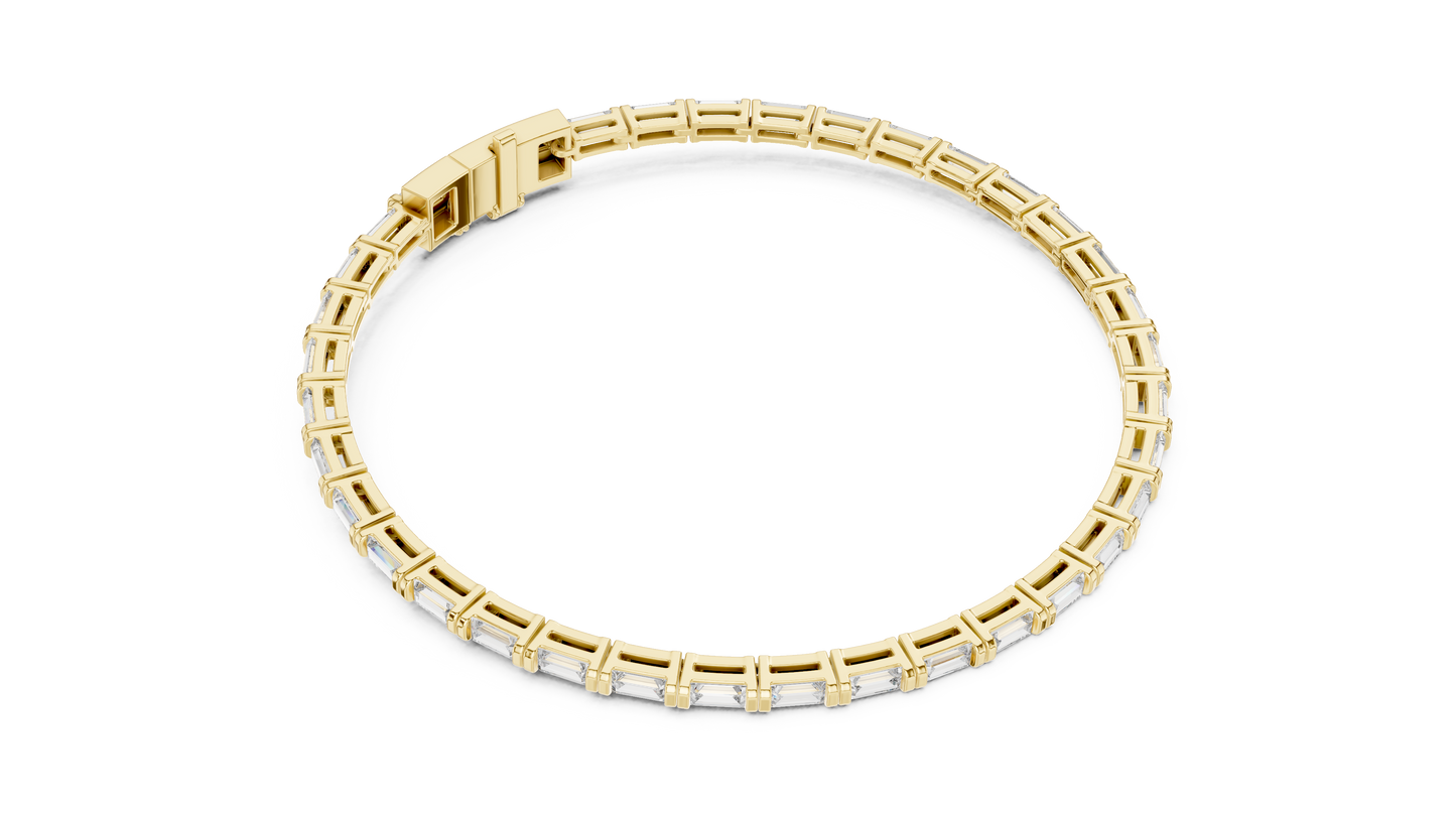 Baguette Cut Eternal Lab Diamond Bracelet