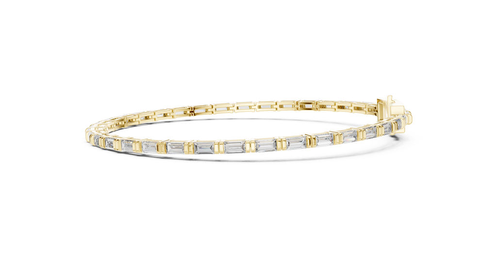 Baguette Cut Eternal Lab Diamond Bracelet