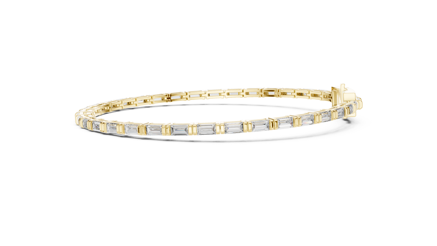 Baguette Cut Eternal Lab Diamond Bracelet
