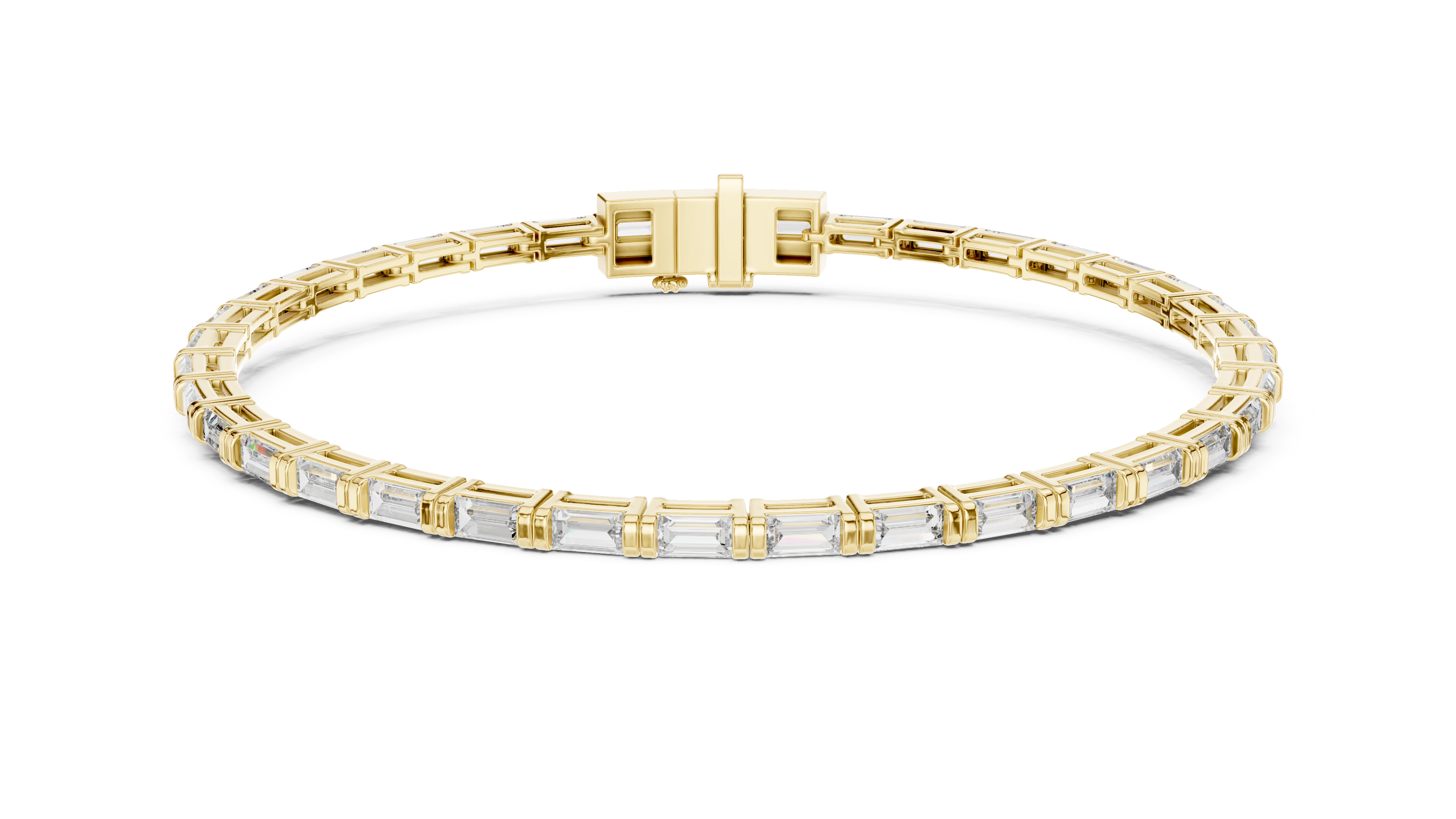 Baguette Cut Eternal Lab Diamond Bracelet