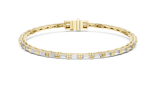 Baguette Cut Eternal Lab Diamond Bracelet