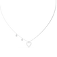 Heart Shape Round Cut lab Diamond Pendant
