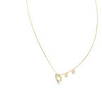 Heart Shape Round Cut lab Diamond Pendant