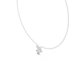 Multi Shape Lab Diamond Floral Pendant