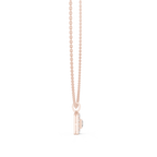 Princess Cut Lab Diamond Halo Pendant