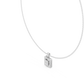 Princess Cut Lab Diamond Halo Pendant