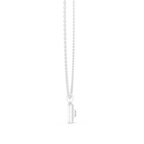 Princess Cut Lab Diamond Halo Pendant