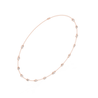 Charming Emerald And Marquise Diamond Necklace